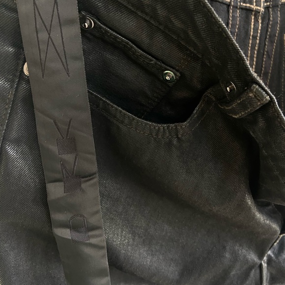 Rick Owens Banana Cut Waxed Denim - Picture 11 of 12